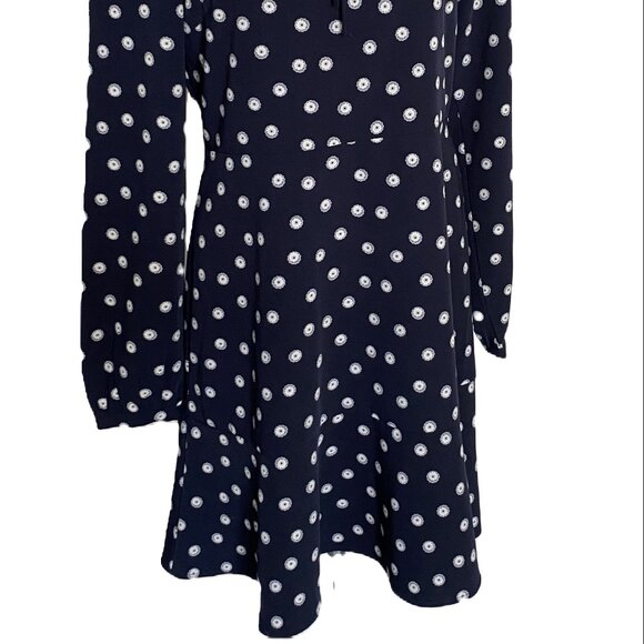 NWT LOFT Navy Blue Dress sz 4 - Picture 2 of 10